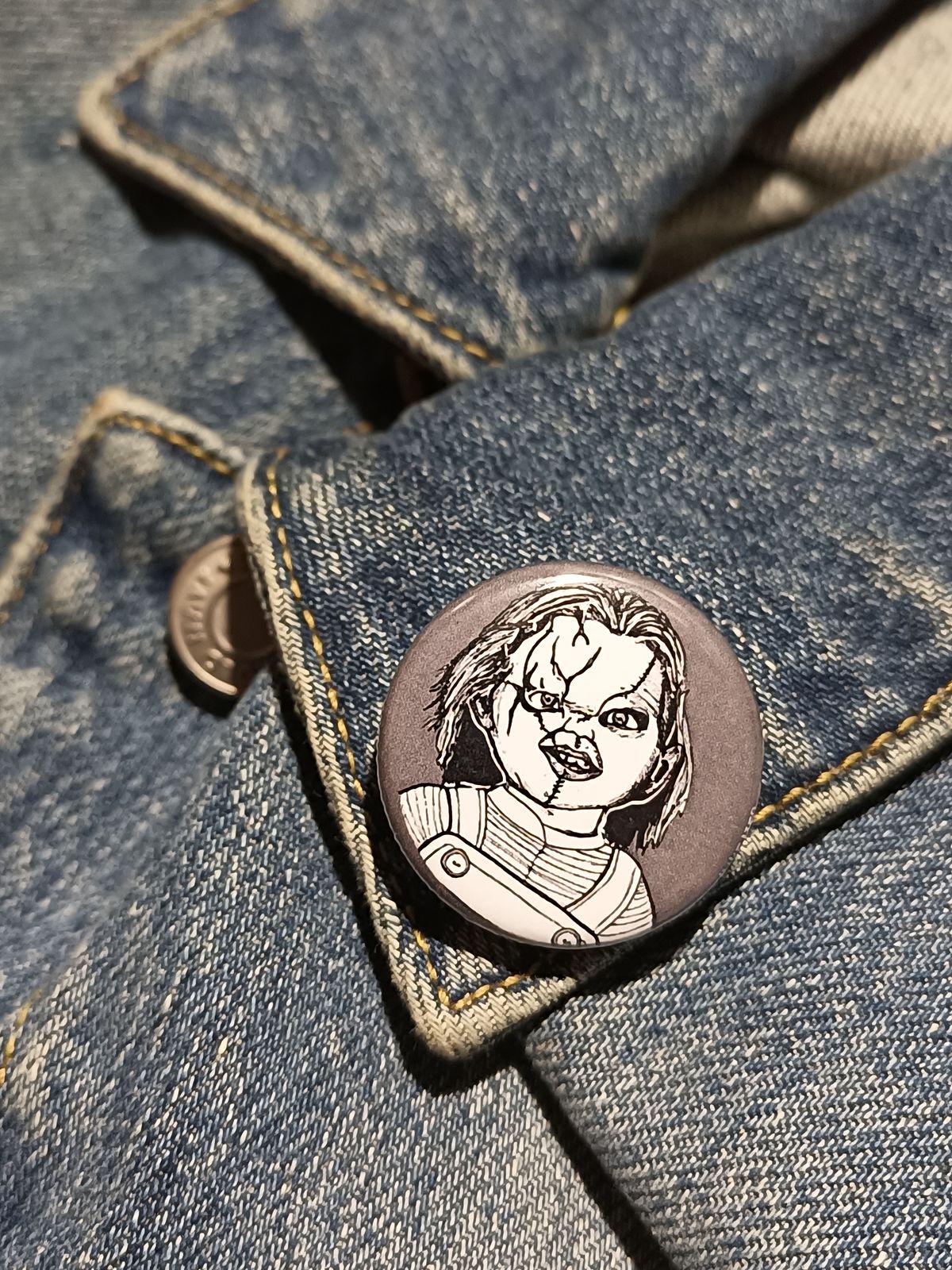 Chucky Child’s Play Pin – Horror Gift for Cult Movie Fans