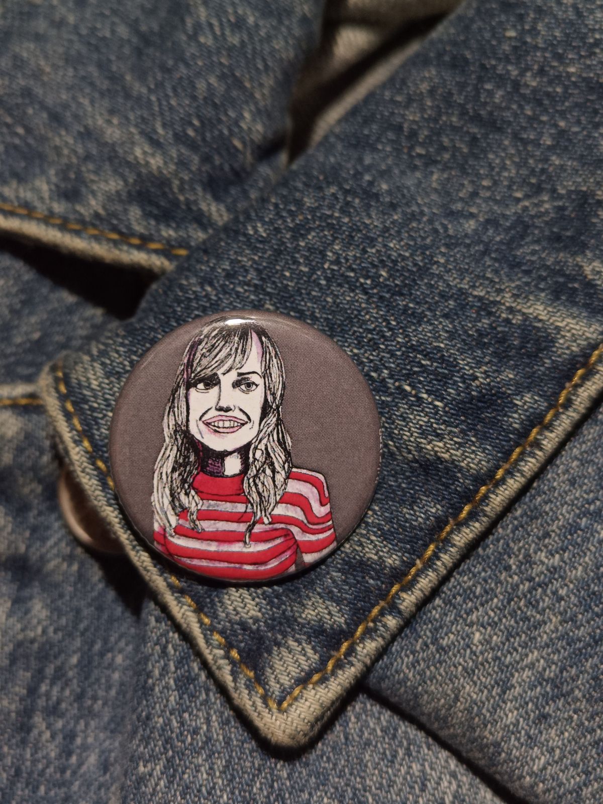 Rose Armitage Pin – Get Out Horror Button for Collectors