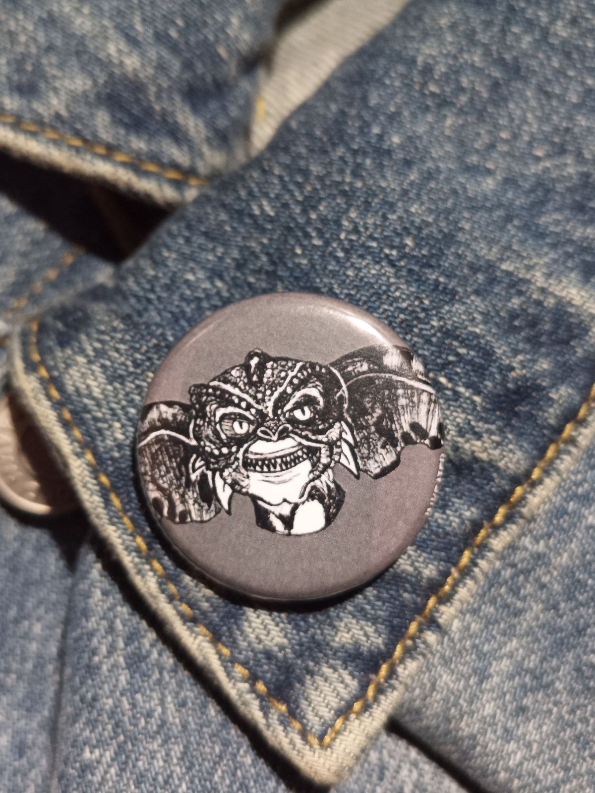 Gremlins Pinback Buttons – Spooky Cute Horror Gift Collectibles