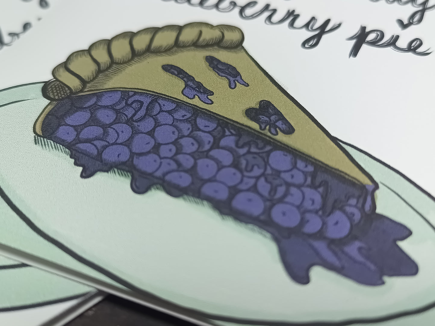 I’ll Be Back Before You Say Blueberry Pie – Retro Movie Greeting Card