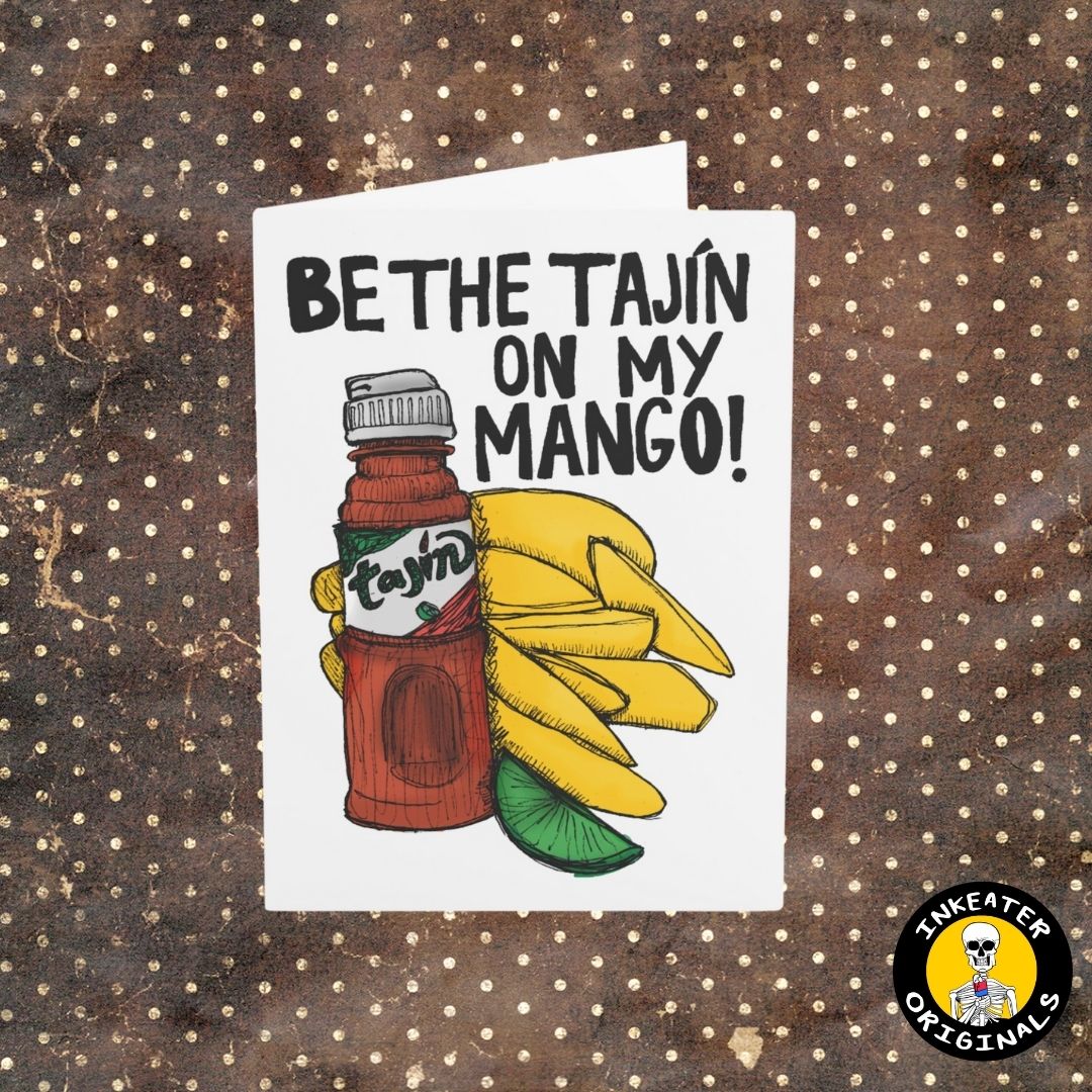 Mango Tajin & Lime Food Pun Greeting Card