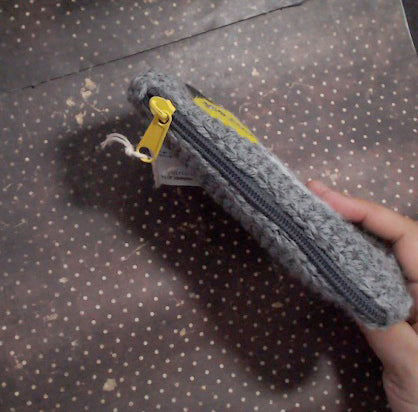 VHS Tape with Gray Writing Genre Horror Zippered Pouch