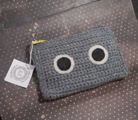 VHS Tape with Gray Writing Genre Horror Zippered Pouch