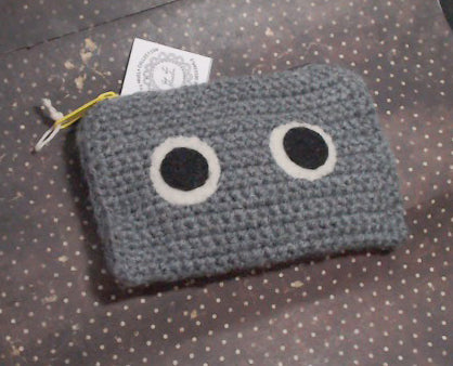 VHS Tape with Orange Writing Genre Horror Zippered Pouch