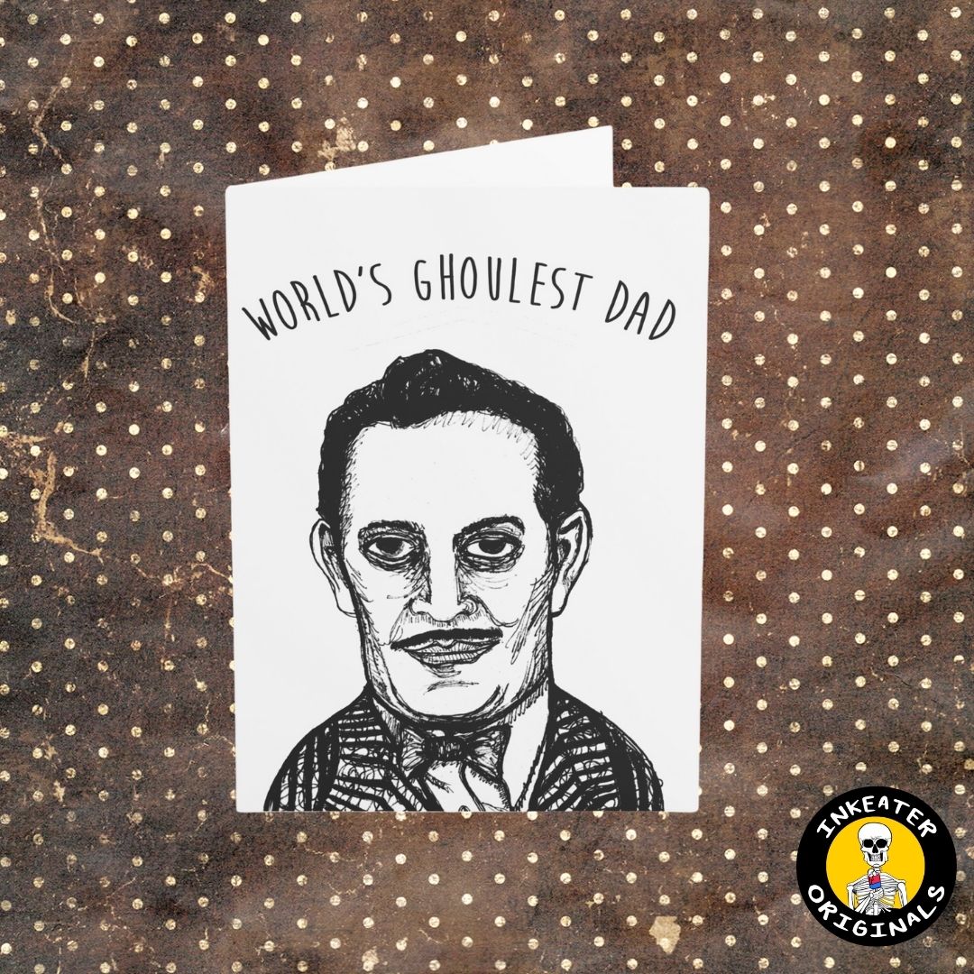 World's Ghoulest Dad Card