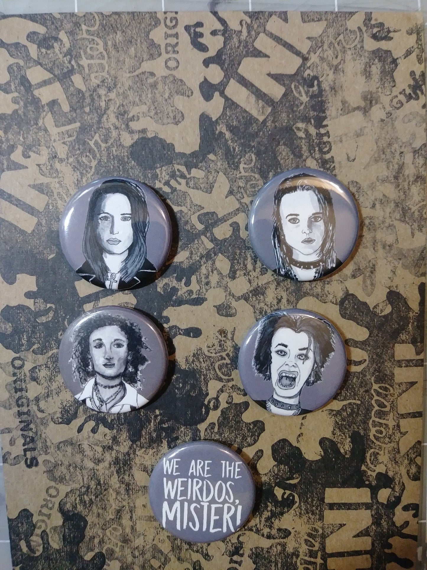 The Craft Witches Pinback Buttons: Perfect witchy gifts for her.