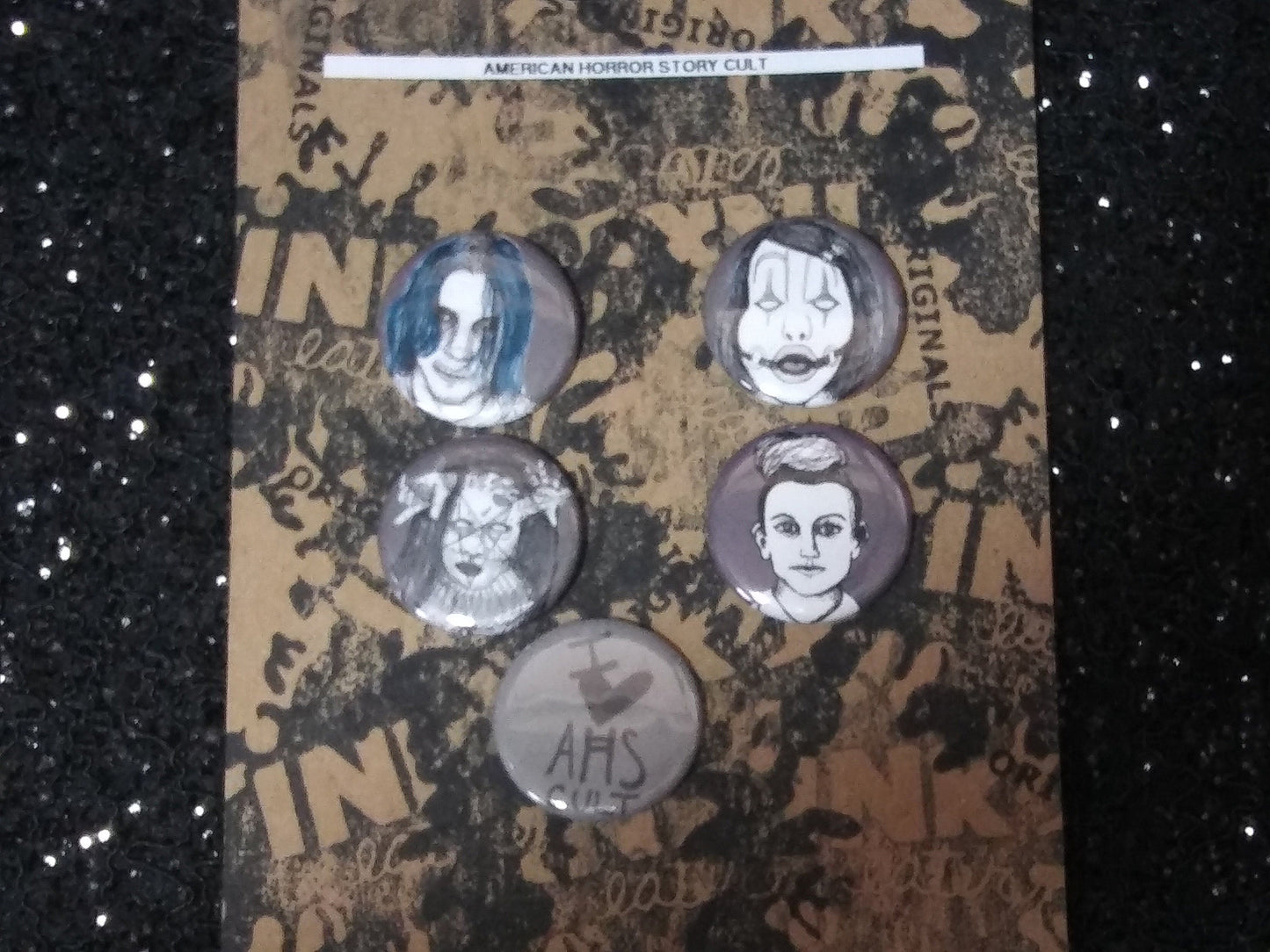 American Horror Story Cult Button Set - Creepy Collectibles