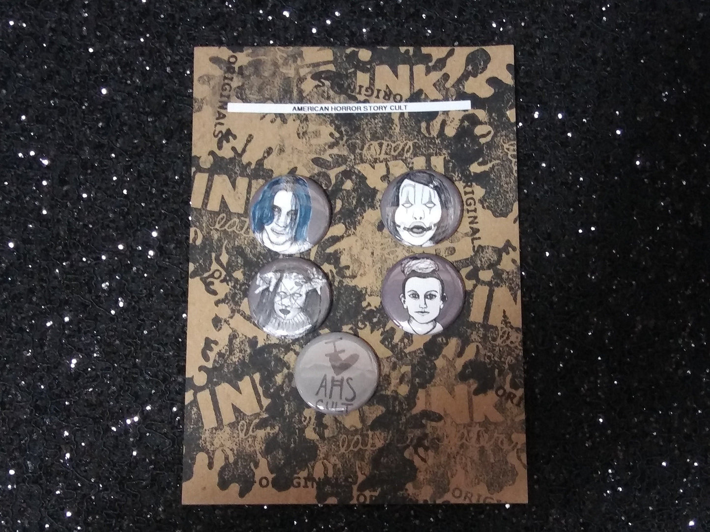 American Horror Story Cult Button Set - Creepy Collectibles