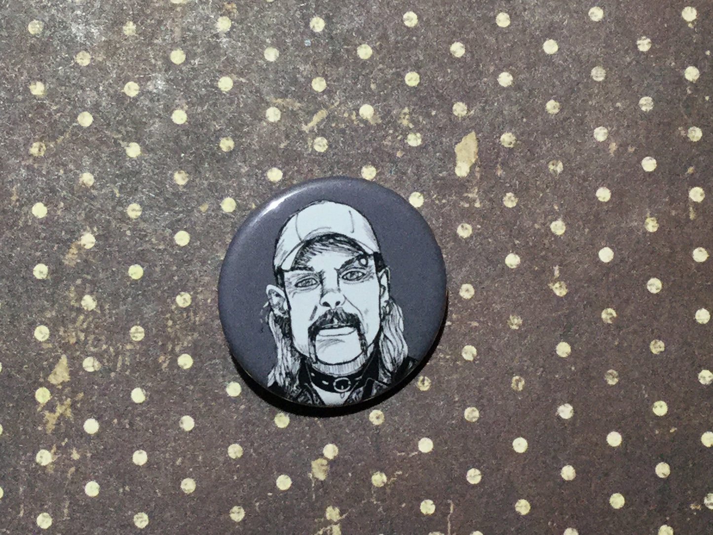 Joe Exotic Tiger Pinback Buttons - Roar in Style with Tiger-Inspired Gifts!
