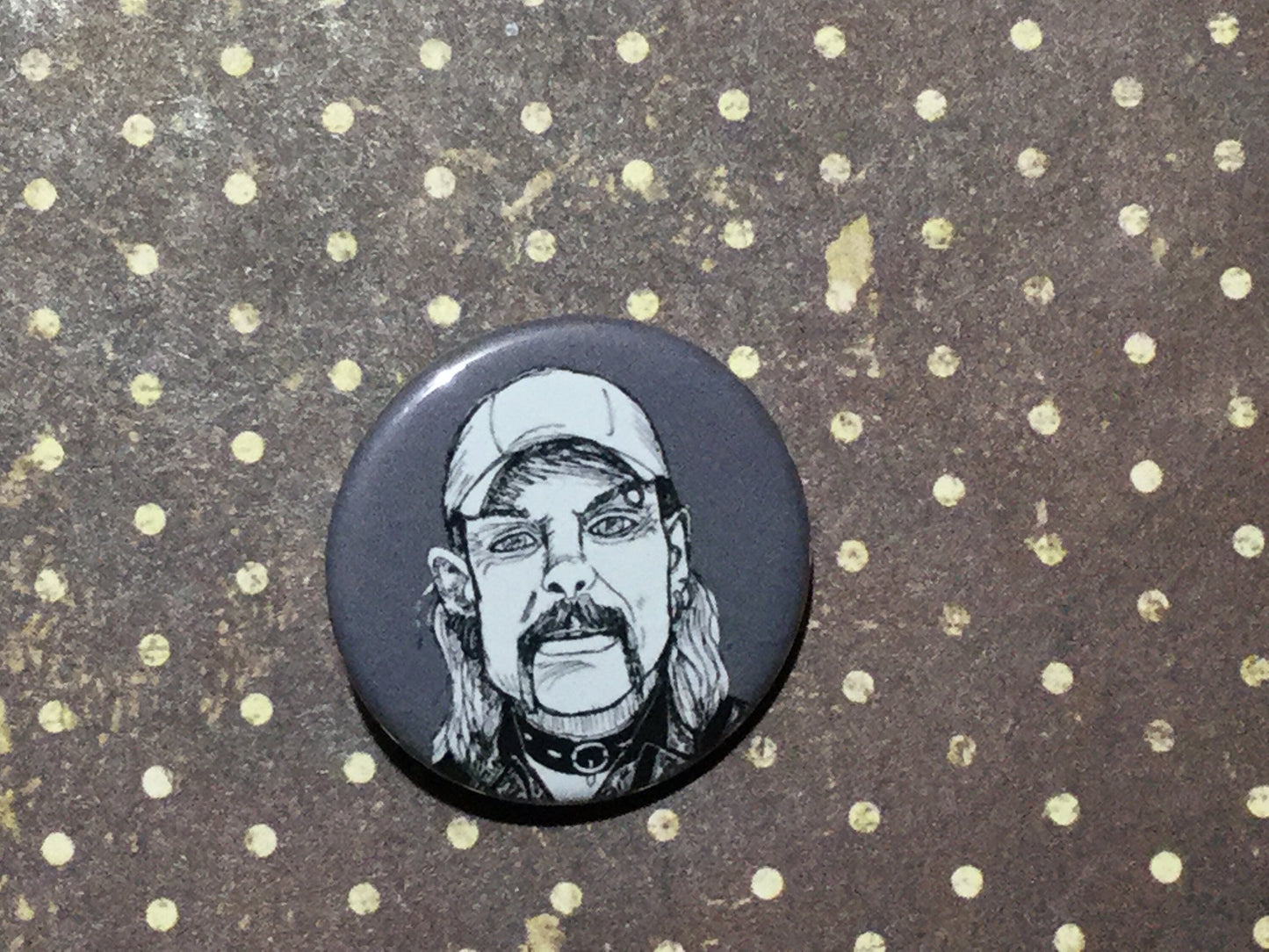 Joe Exotic Tiger Pinback Buttons - Roar in Style with Tiger-Inspired Gifts!