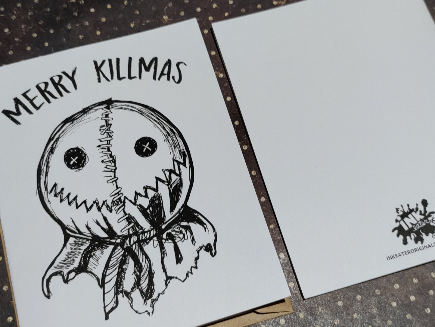 "Merry Killmas" - Sam Trick 'r Treat Xmas Greeting Card
