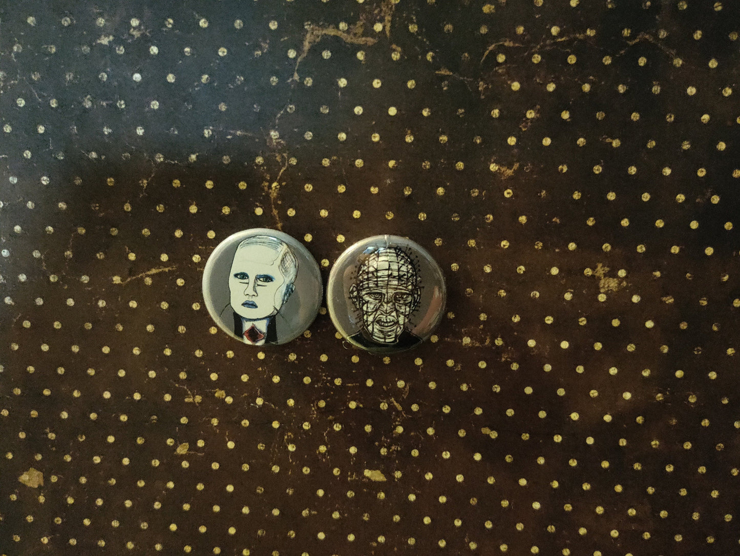 Hellraiser Magnets: Chilling Horror Movie Fridge Set. Perfect Gift for Horror Fans.