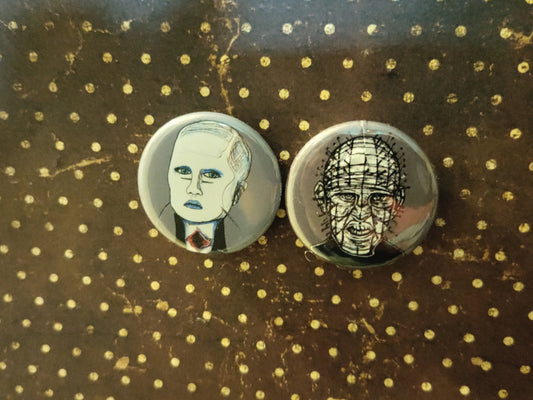 Hellraiser Magnets: Chilling Horror Movie Fridge Set. Perfect Gift for Horror Fans.