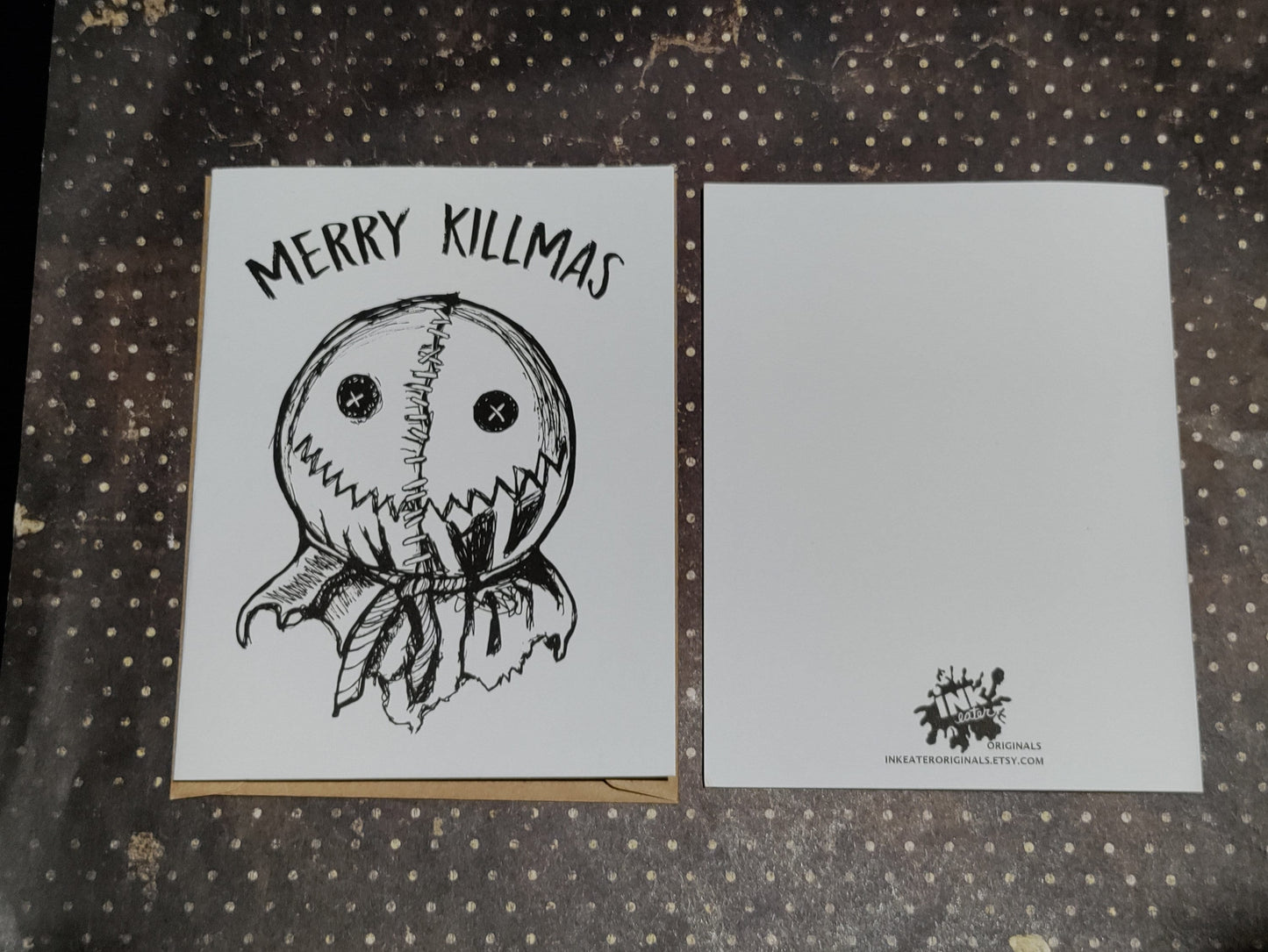 "Merry Killmas" - Sam Trick 'r Treat Xmas Greeting Card