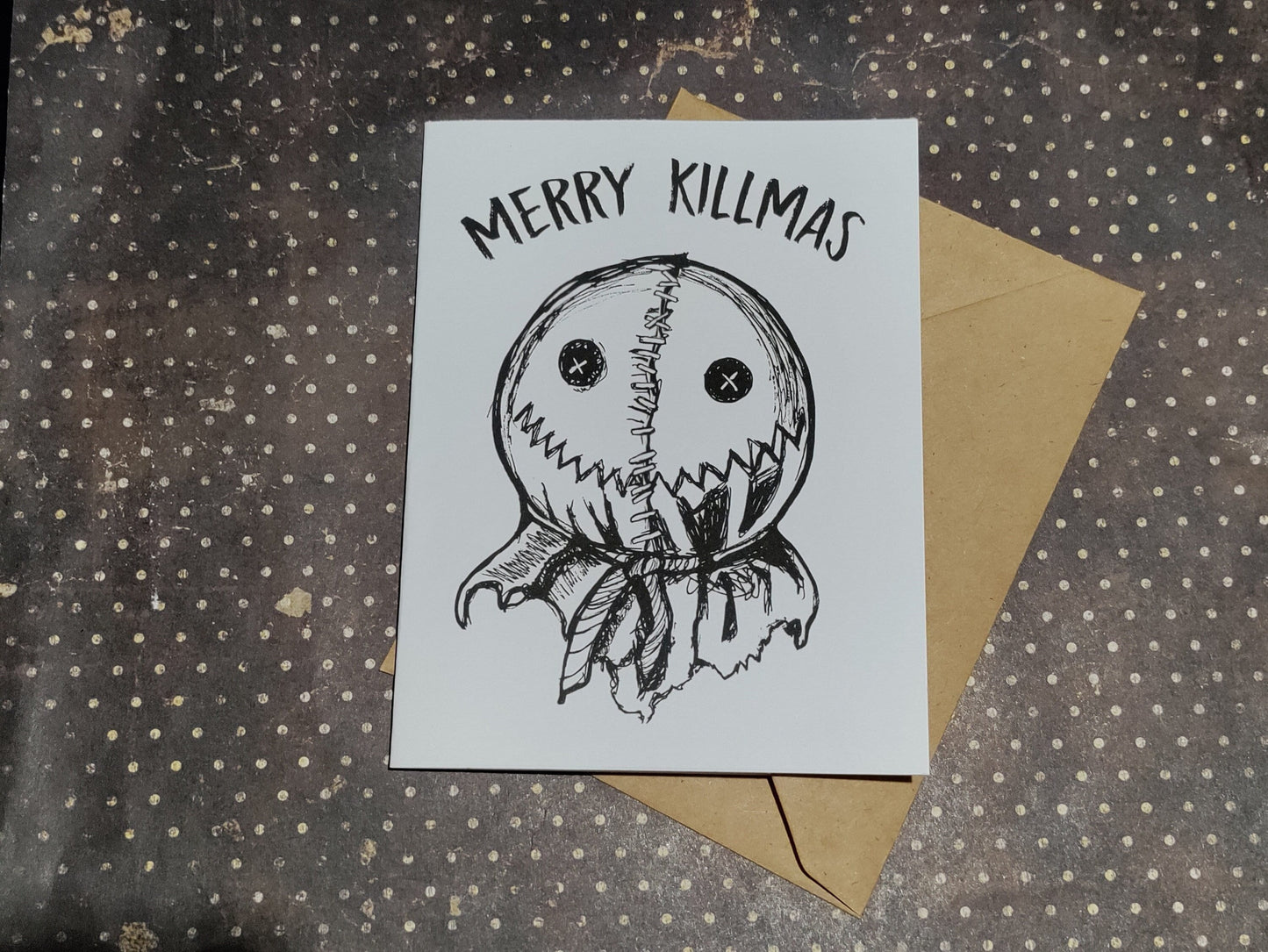 "Merry Killmas" - Sam Trick 'r Treat Xmas Greeting Card