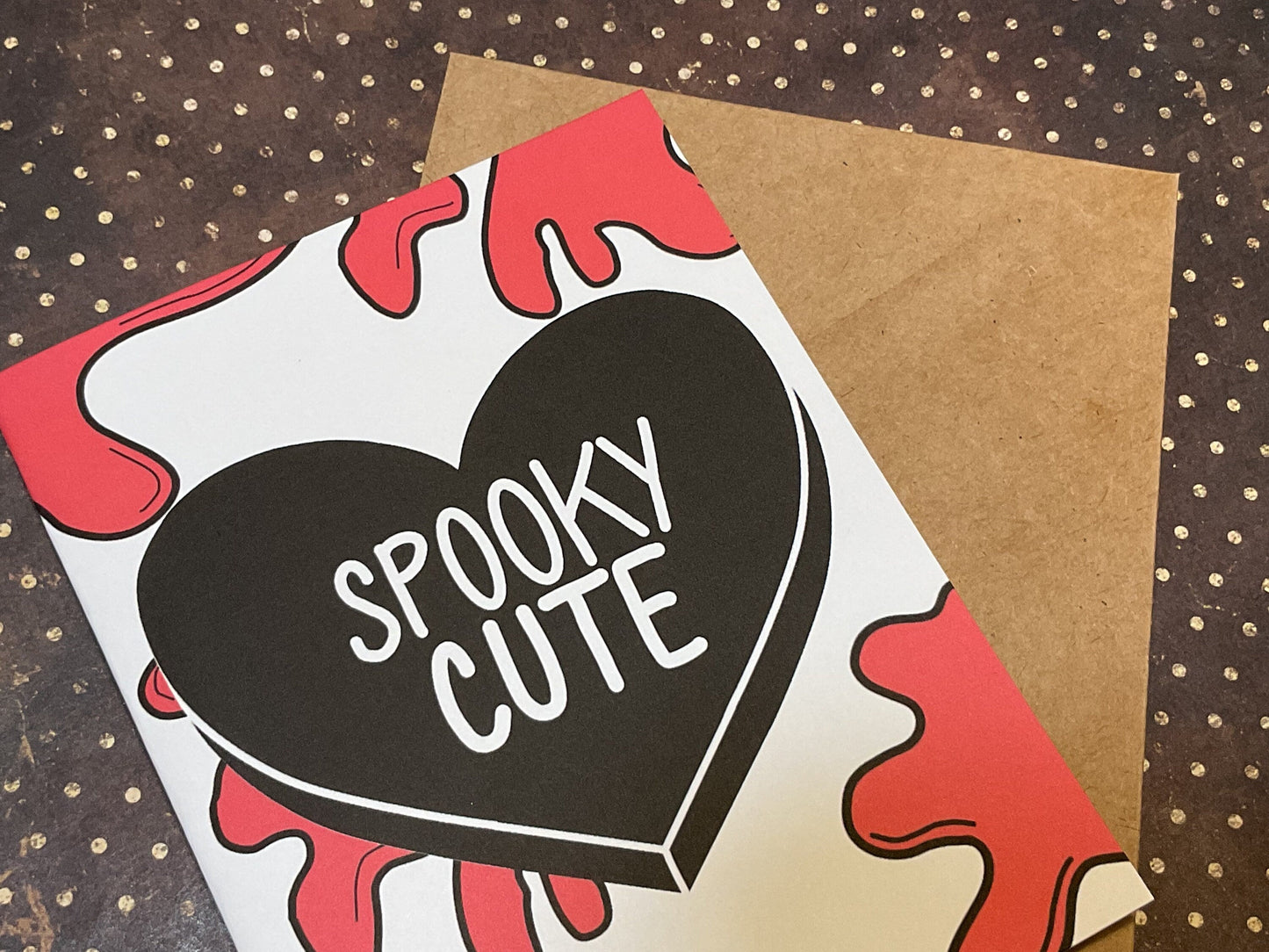 Spooky Cute Horror Card – Unique Anniversary Gift for Fans