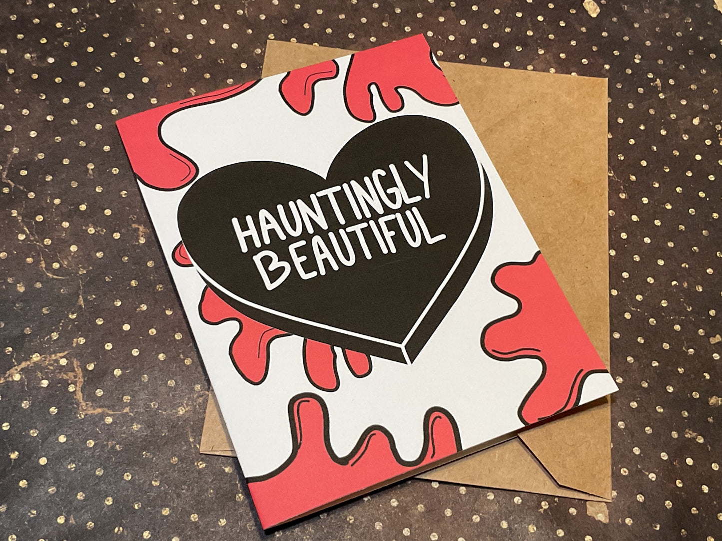 Hauntingly Beautiful Horror Card – Spooky Anniversary Gift