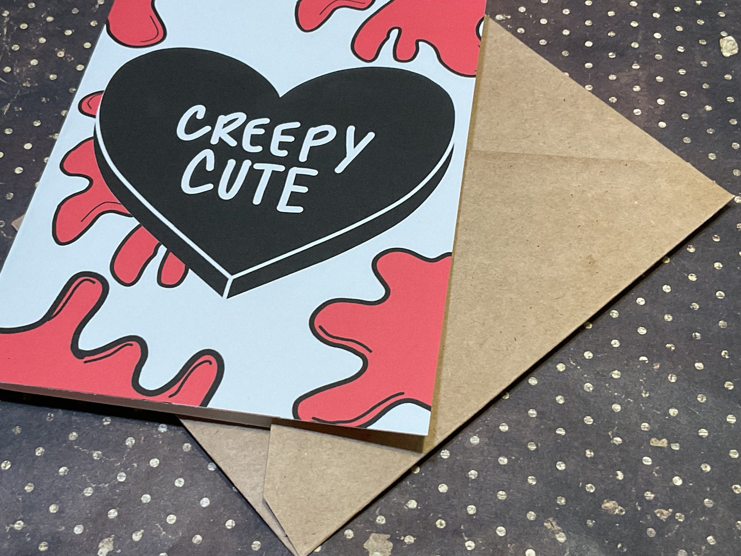 Creepy Cute Horror Card – Spooky Anniversary for Horror Fans