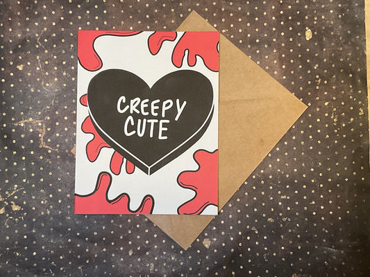 Creepy Cute Horror Card – Spooky Anniversary for Horror Fans