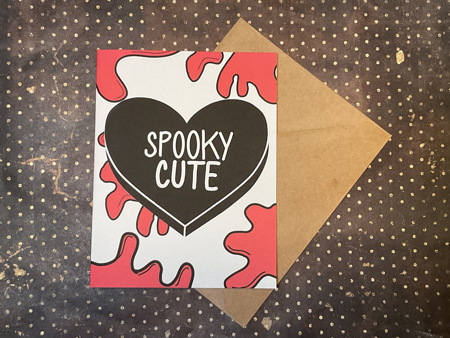 Spooky Cute Horror Card – Unique Anniversary Gift for Fans