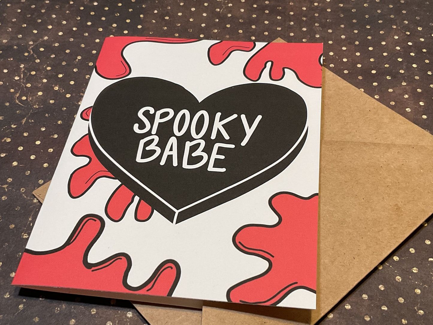 Spooky Babe Horror Card – Unique Anniversary Gift