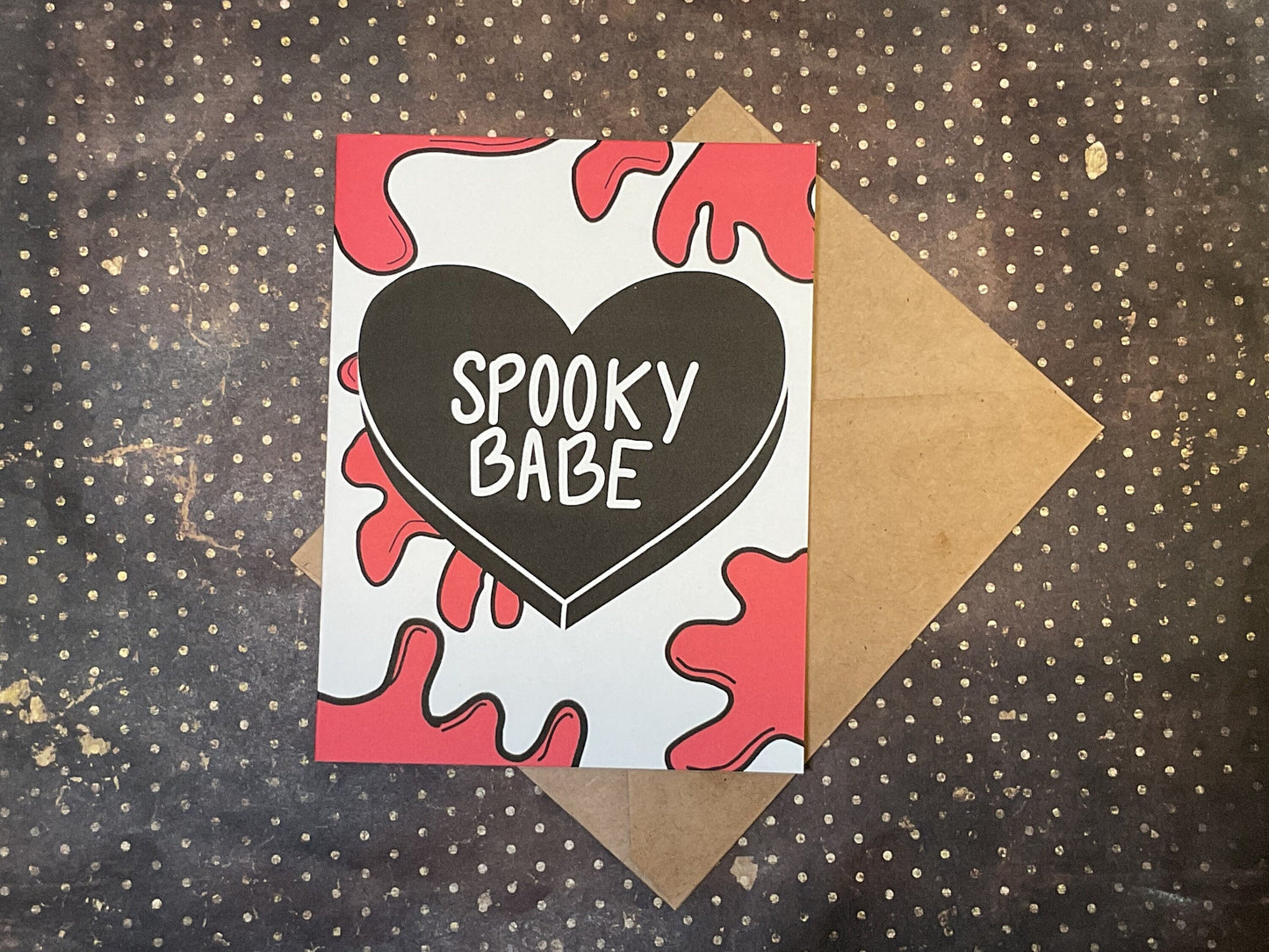Spooky Babe Horror Card – Unique Anniversary Gift