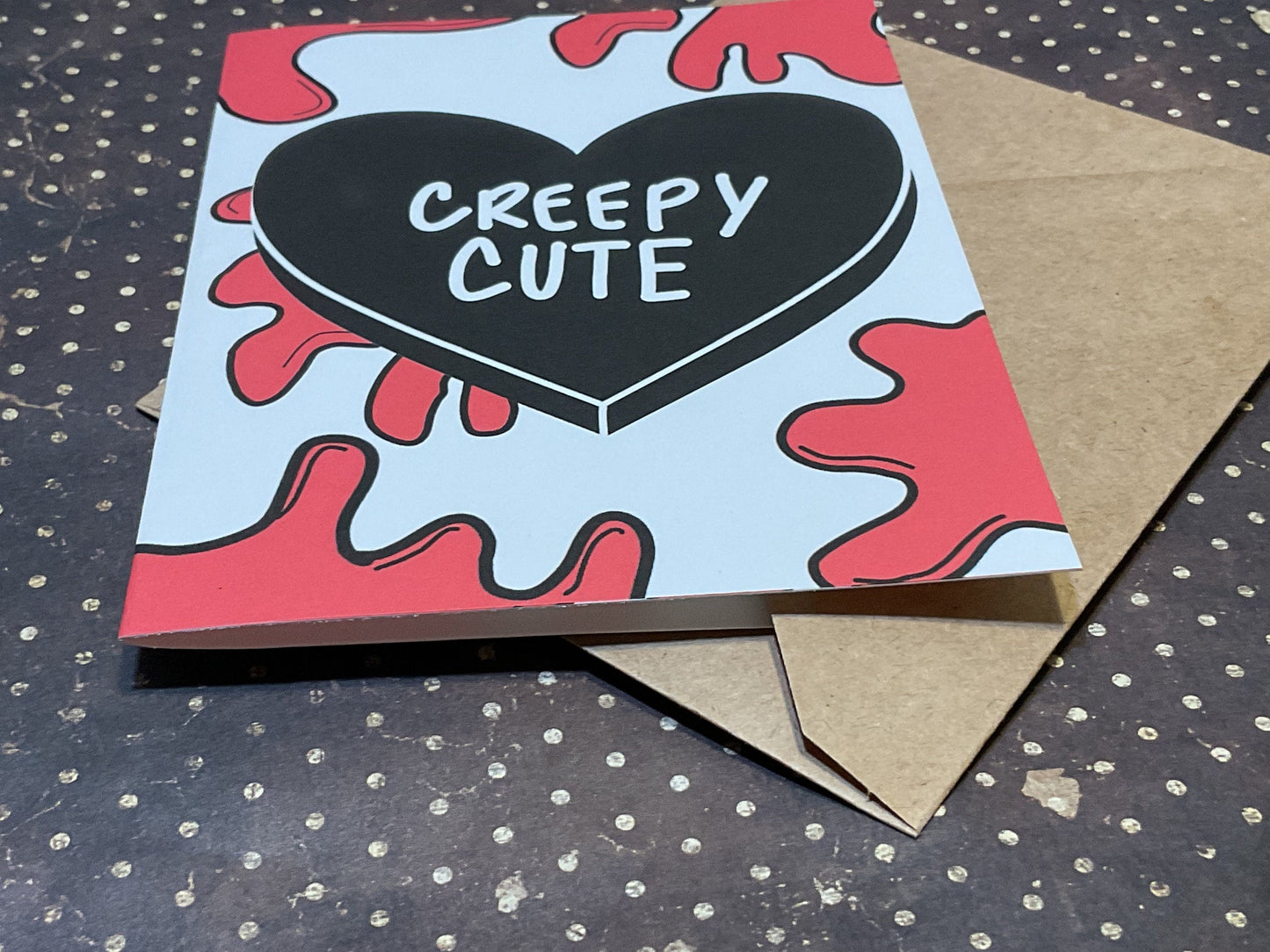 Creepy Cute Horror Card – Spooky Anniversary for Horror Fans