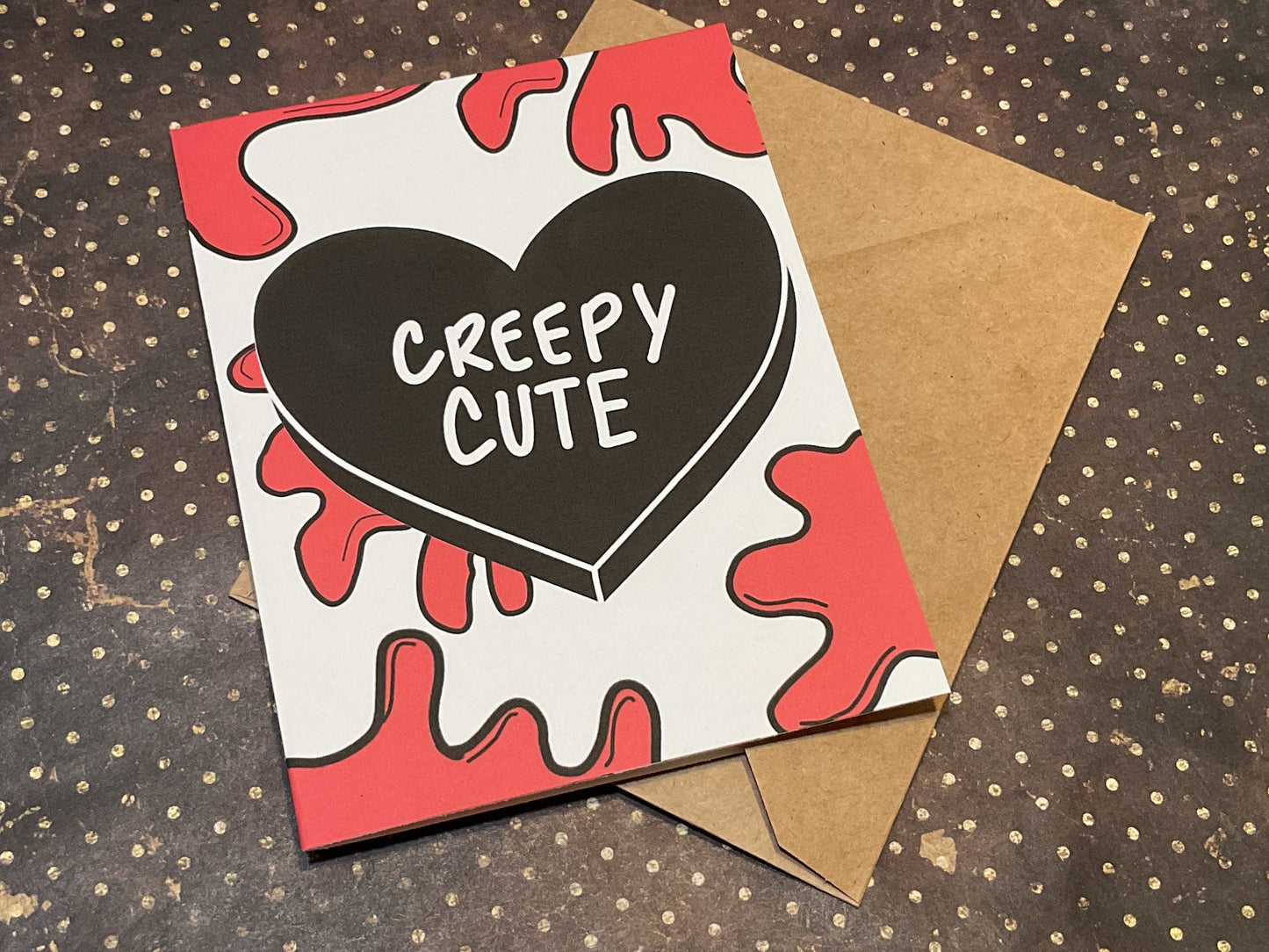 Creepy Cute Horror Card – Spooky Anniversary for Horror Fans